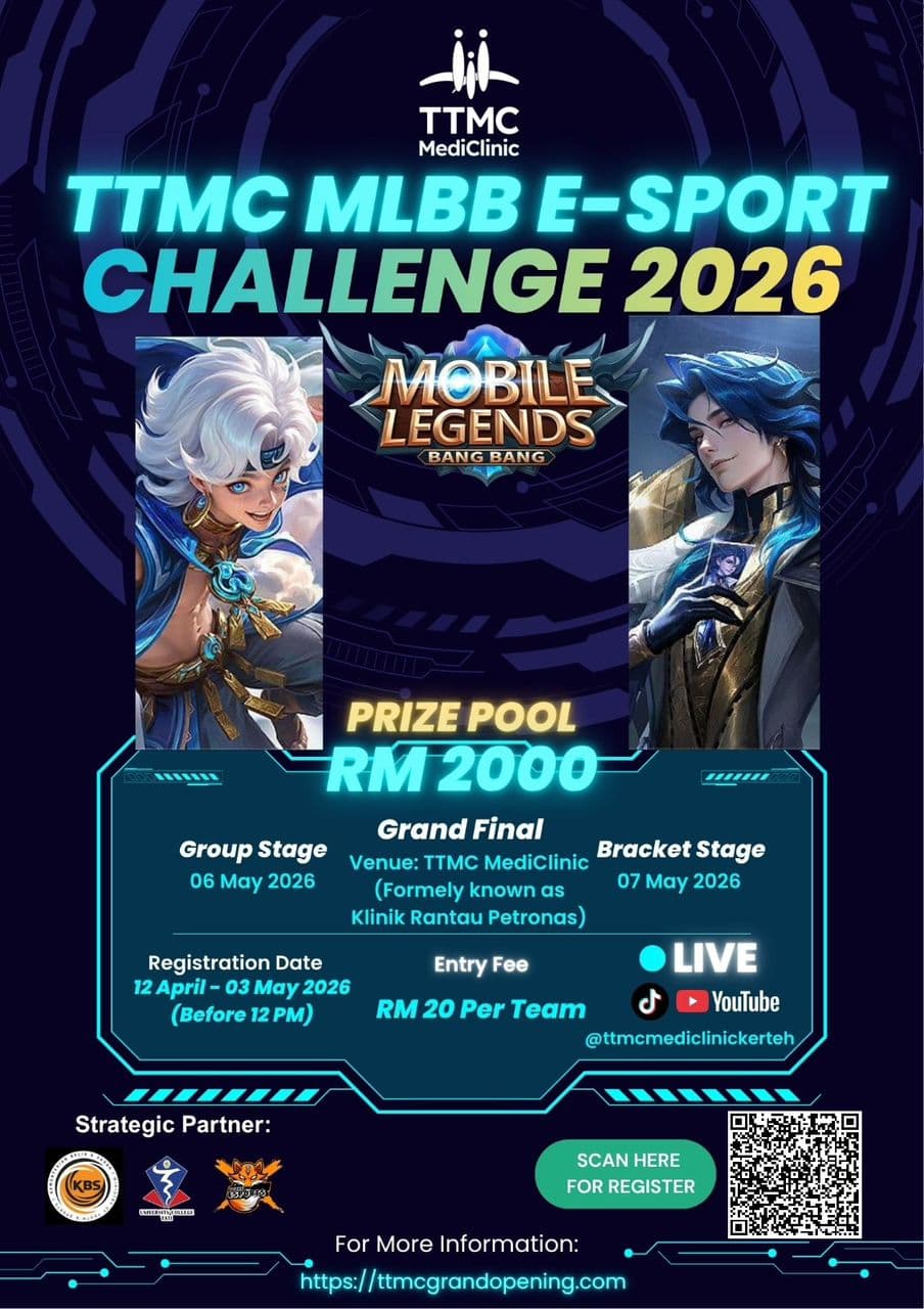 Poster TTMC MLBB E-Sport Challenge 2026